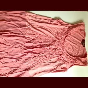 Pink long tunic shirt